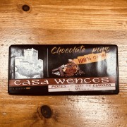 CHOCOLATE NEGRO 99%  CASA WENCES 125GR. 