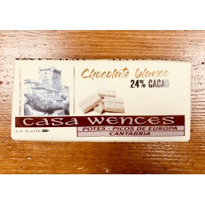 CHOCOLATE BLANCO CASA WENCES 125GR. CHOCOLATE BLANCO CASA WENCES 125GR.