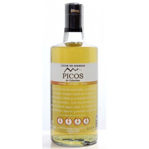 LICOR DE HIERBAS PICOS DE CABARIEZO 0,70CL.