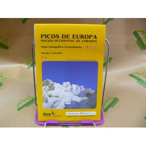 MAPA PICOS DE EUROPA MACIZO OCCIDENTAL (EL CORNION)